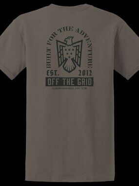 Off The Grid Surplus Soaring Eagle Tee - Praire Dust